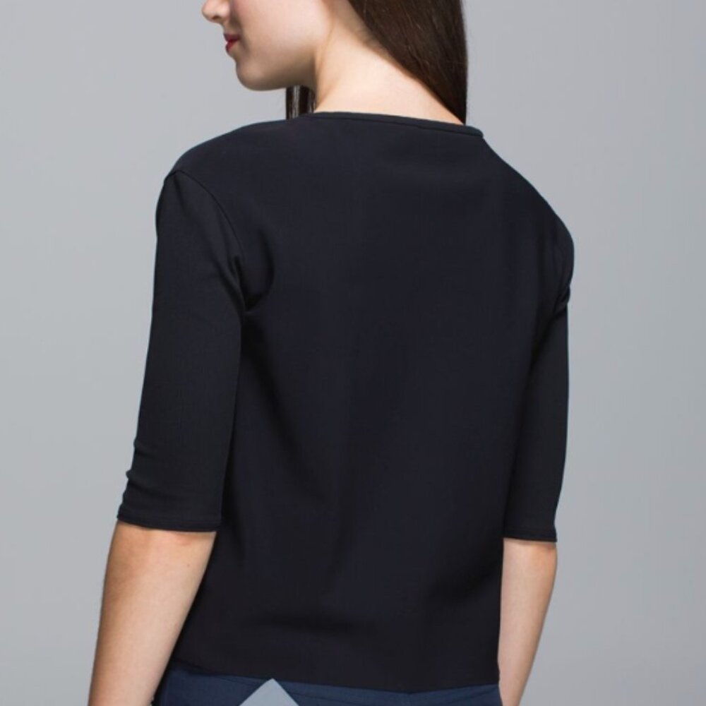 Lululemon Out Of This World Tee Black Women's Top 6